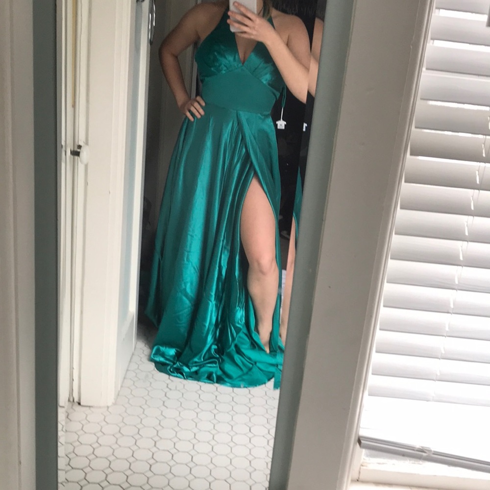 Green dress